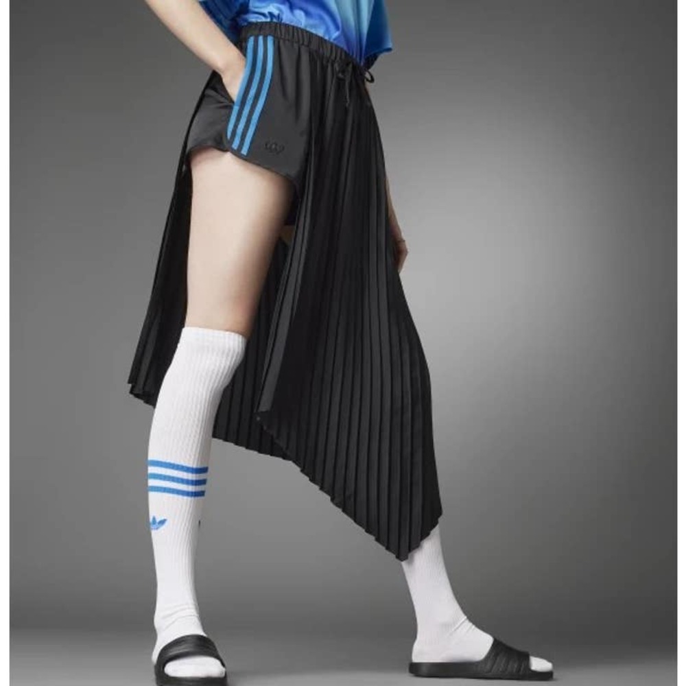 NWT ADIDAS Blue Version Asymmetric Skort HB9399 Black SZ XS